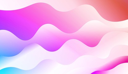 Modern Background With Dynamic Effect. For Futuristic Ad, Booklets. Vector Illustration with Color Gradient.