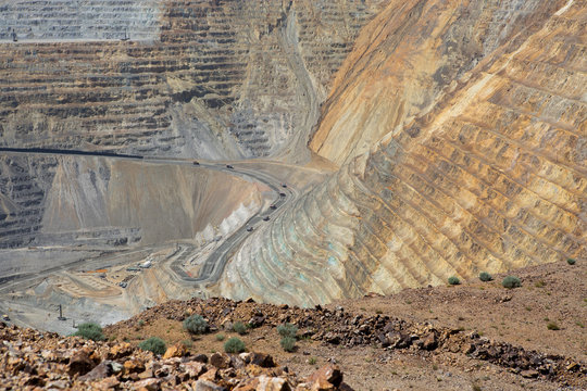 Bingham Canyon Open Pit Copper Mine 