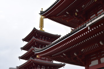 Fototapeta premium Sensoji Temple Close up shots in Asakusa, Tokyo, Japan