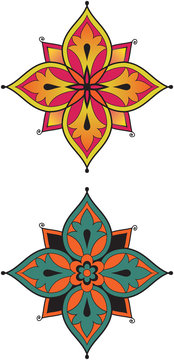 ornament mehendi tattoo print lofo
