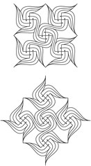 ornament svastika symbol print icon decor