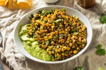 Homemade Roasted Street Corn Salad Dip