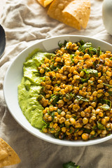 Homemade Roasted Street Corn Salad Dip