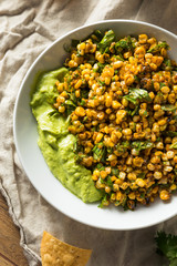 Homemade Roasted Street Corn Salad Dip