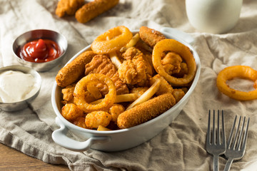 Homemade Deep Fried Munch Basket