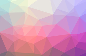 Illustration of abstract Purple horizontal low poly background. Beautiful polygon design pattern.
