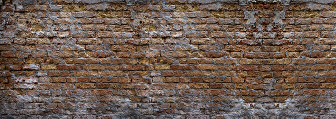 Grunge background of a wall of bricks