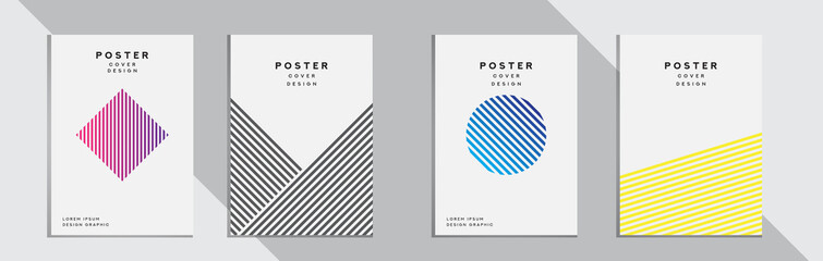 Fototapeta premium Design Cover, Simple Line Decorations, background for Banner, Flyer, poster, brochure, catalog, etc.