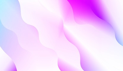 Blurred Decorative Design In Modern Style With Wave, Curve Lines. For Elegant Pattern Cover Book. Vector Illustration with Color Gradient.