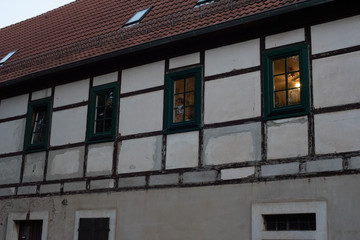Naklejka premium Spaziergang von Dorf zu Dorf
