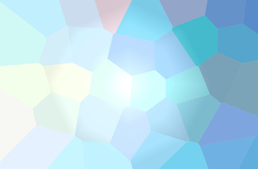 Abstract illustration of blue Giant Hexagon background