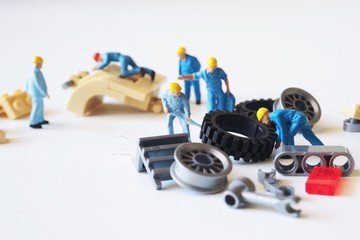 Fototapeta premium car with valve