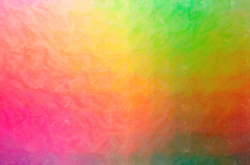 Abstract illustration of orange Wax Crayon background