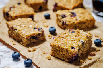 Blueberry Quinoa Oats Breakfast cakes