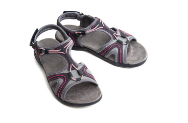 female sandals isolated