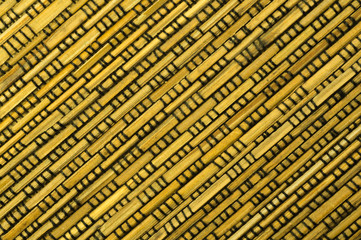 Bamboo texture background. weaving wooden pattern