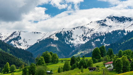 Naklejka premium Mountain landscape in the Austrian Alps
