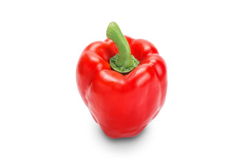 Paprika frisch, rot, isoliert