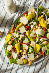 Homemade Mediterranean Pizzeria Salad