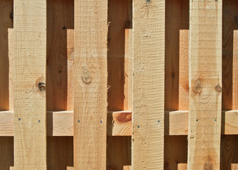 Wooden fence