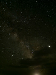 Fototapeta na wymiar The Milky Way at the Gobi Desert, Mongolia