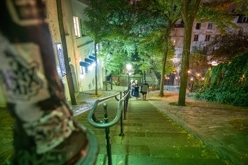 Stairway at Sacre Coeur