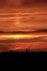 Fototapeten Zonsondergang Den Hoorn Texel (Sunset Den Hoorn Texel) © Rob