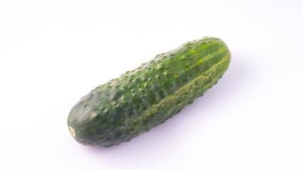 cucumber on white background