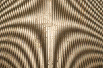 Old ribbed metal texture. corrugated steel backdrop