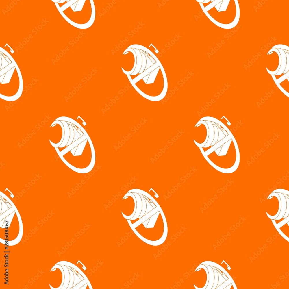 Aufkleber no camera pattern vector orange for any web design best