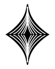 Fototapeta premium Isolated art deco shape design