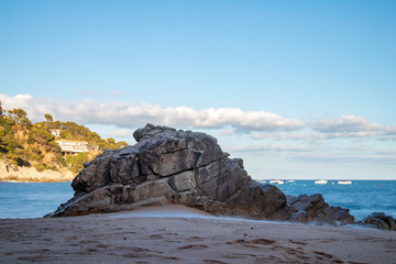 On the Costa Brava just 1 hour from Barcelona we can see this beautiful beach