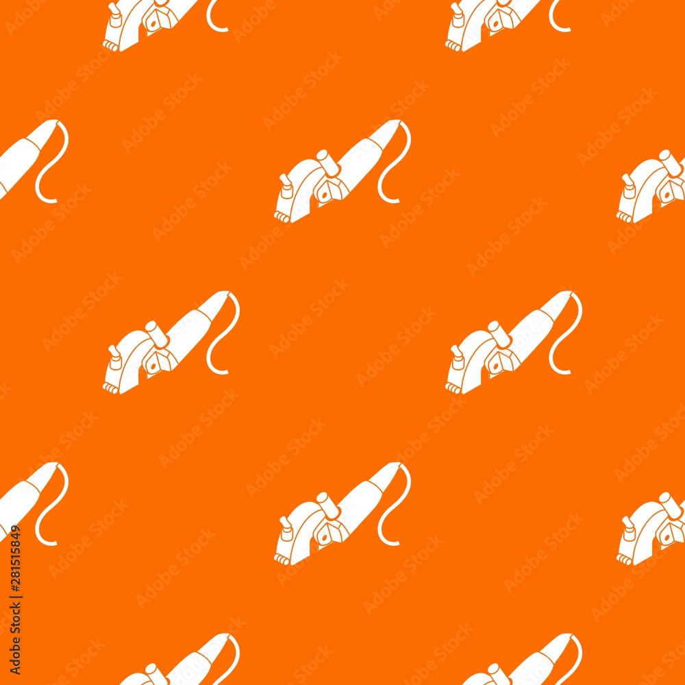 Poster protect angle grinder pattern vector orange for any web design best