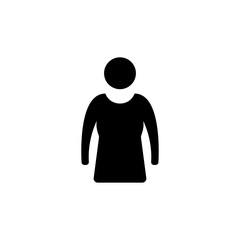Female icon illustration isolated vector sign symbol