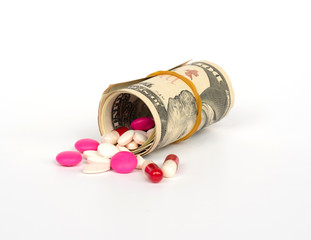 Medicines with dollars