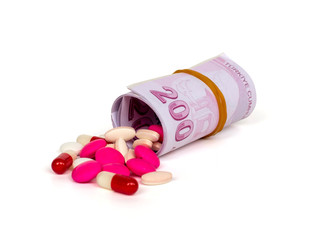 Drugs with Turkish Lira