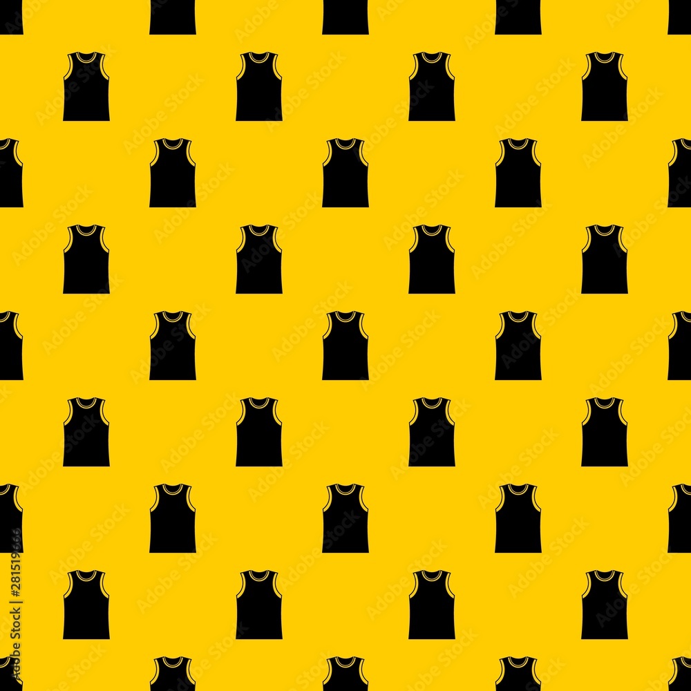 Poster singlet pattern seamless vector repeat geometric yellow for any design