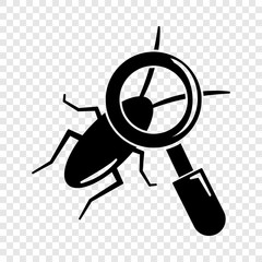 Search insect icon. Simple illustration of search insect vector icon for web © ylivdesign