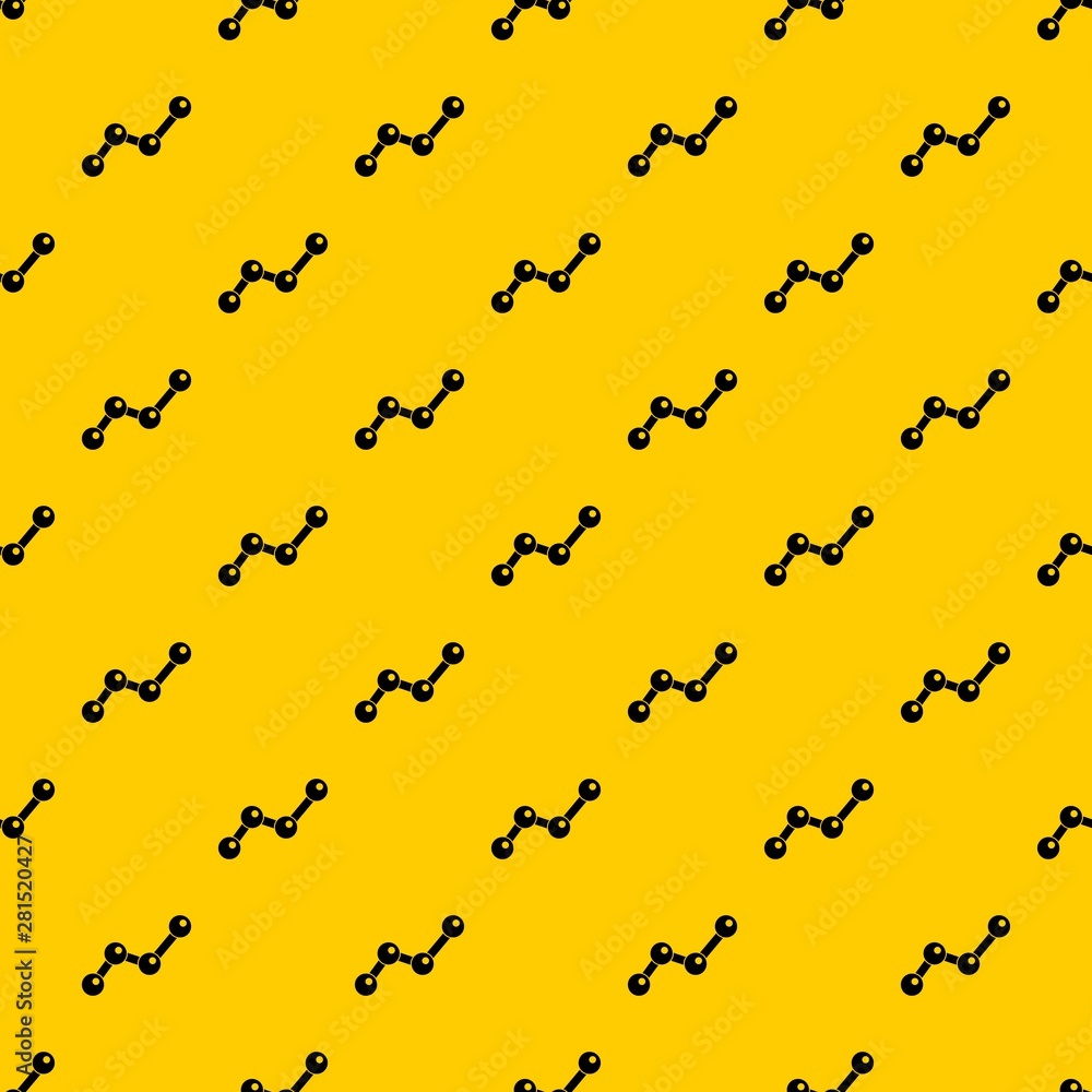 Poster chart statistics line pattern seamless vector repeat geometric yellow for any design