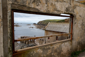 View of the old lifeboat station at the Lizard in Cornwall