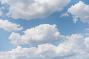 Beautiful clouds on blu sky abstract background