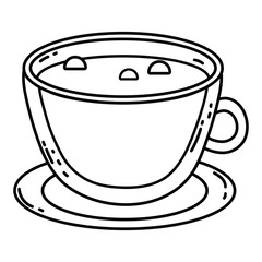 Isolated coffee cup vector design