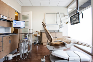 Interior view of dental clinic