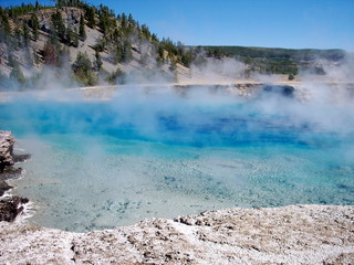 Geysers in Yellowstone