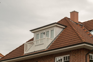 Fenster mit Balkon