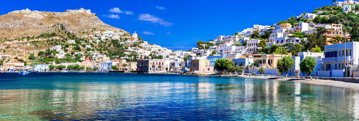 Traditional authentic Greece - beautiful island Leros in Dodecanese