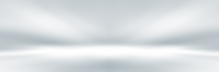 Soft gray empty perspective floor room studio gradient with backdrop spotlight used for background and display your product.