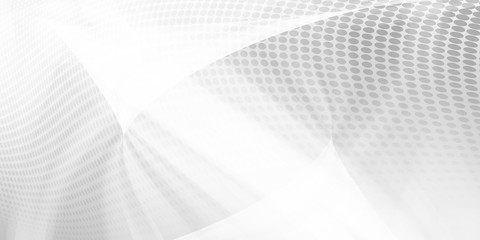 Gray halftone pattern with white line motion backdrop wallpaper. Clean Grey geometric background.