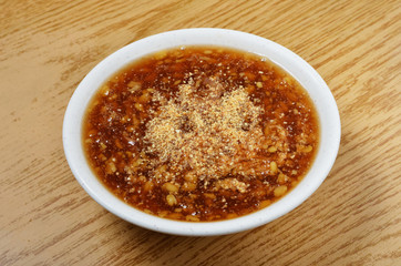 Taiwanese dessert, Sweet peeled mung bean soup,Lu-Do-Suan  