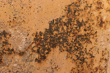 background in the form of rusty iron sheet